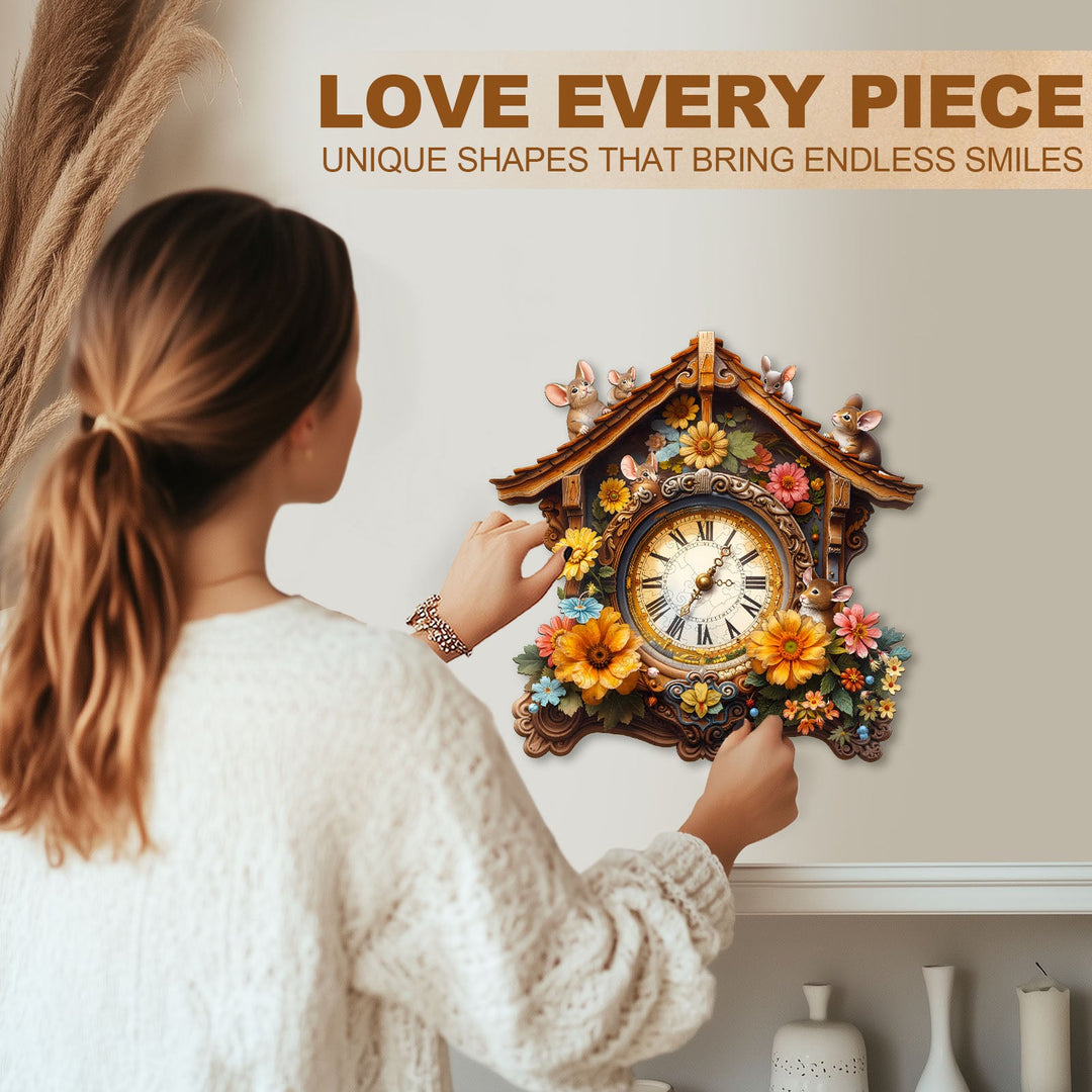 Nature's Clockwork Wooden Jigsaw Puzzle