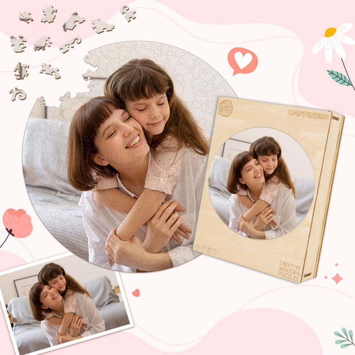 Personalized Photo Wooden Puzzle In Different Shapes and Themes - By Woodbests