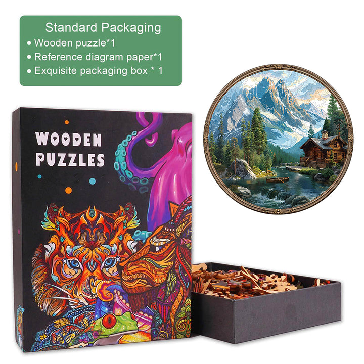 Lake House Wooden Jigsaw Puzzle